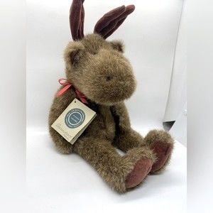 J. B. Bean and associates jointed moose stuffed animal vintage